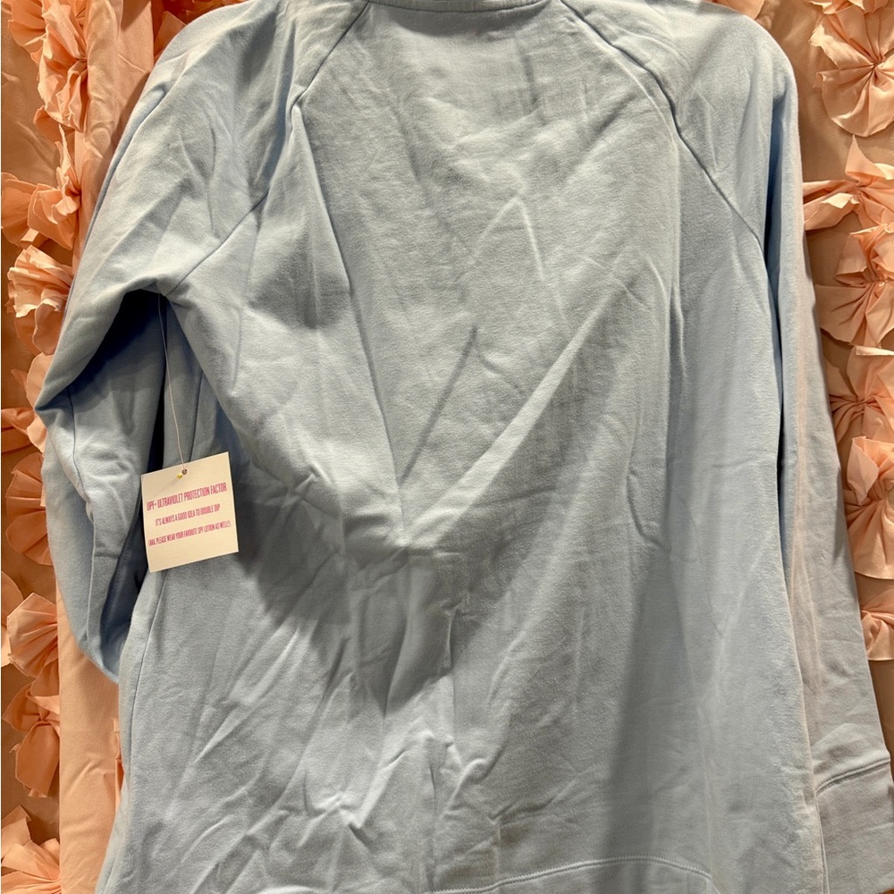 NWT. Lilly Pulitzer skipper popover. Boho Blue. Size Medium. - Picture 2 of 4